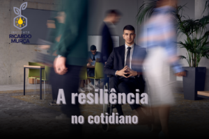 Imagem descreve um homem em dificuldade real e a possivel aplicacao e desenvolvimento da resiliencia.